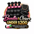 BUNDLES + CLOSURE VENDOR (UNDER $200)