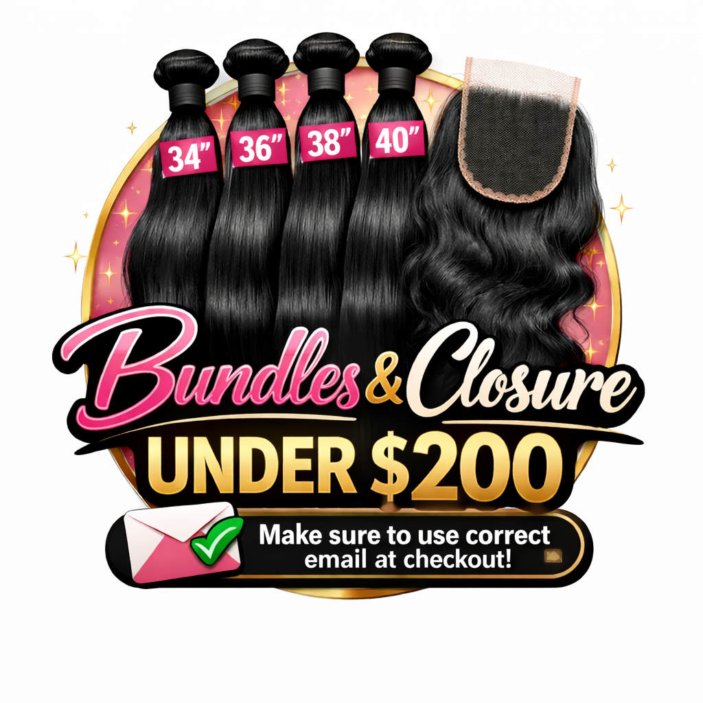 BUNDLES + CLOSURE VENDOR (UNDER $200)